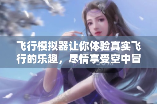 飞行模拟器让你体验真实飞行的乐趣，尽情享受空中冒险之旅