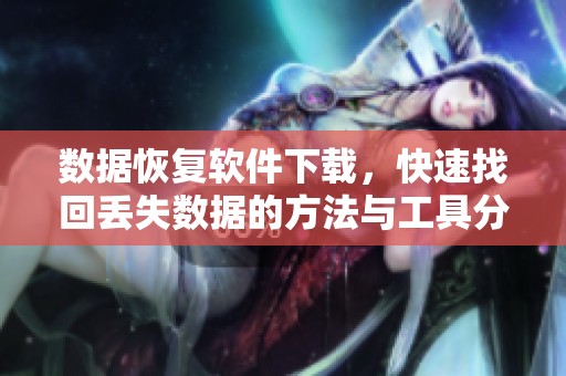 数据恢复软件下载，快速找回丢失数据的方法与工具分享