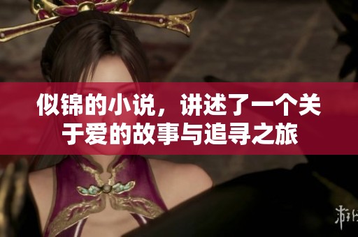 似锦的小说，讲述了一个关于爱的故事与追寻之旅
