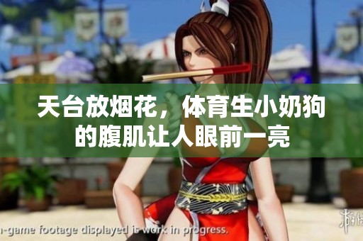 天台放烟花，**生小奶狗的腹肌让人眼前一亮