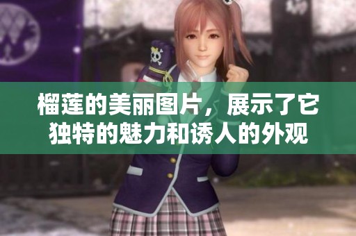 榴莲的美丽图片，展示了它独特的魅力和诱人的外观