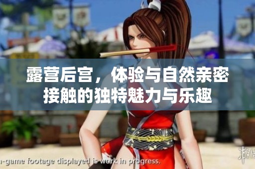 露营后宫，体验与自然亲密接触的独特魅力与乐趣
