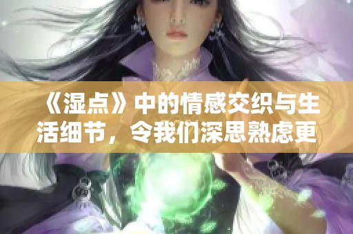 《湿点》中的情感交织与生活细节，令我们深思熟虑更深层次的意义