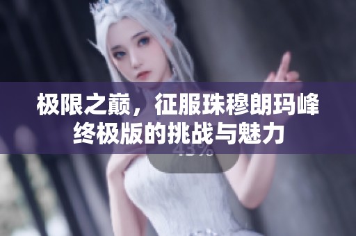极限之巅，征服珠穆朗玛峰终极版的挑战与魅力