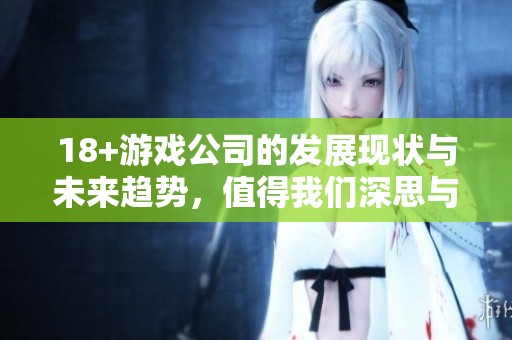 18+游戏公司的发展现状与未来趋势，值得我们深思与探讨