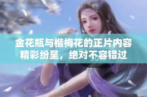 金花瓶与楷梅花的正片内容精彩纷呈，绝对不容错过