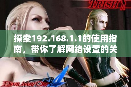 探索192.168.1.1的使用指南，带你了解网络设置的关键步骤。
