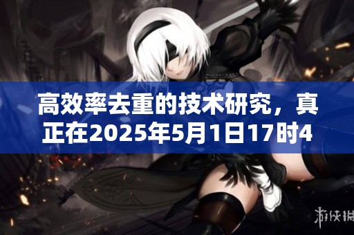 高效率去重的技术研究，真正在2025年5月1日17时49分52秒得到了验证