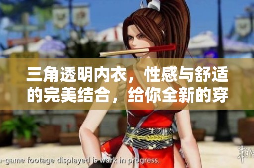 三角透明内衣，性感与舒适的完美结合，给你全新的穿着体验