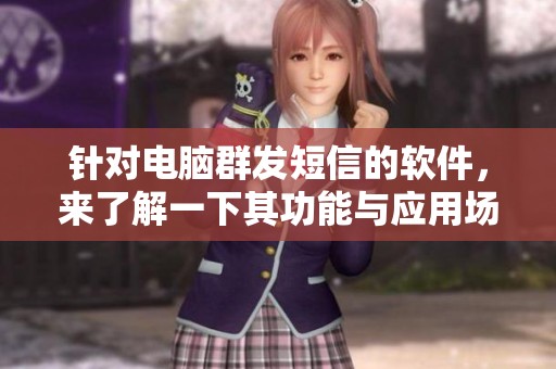 针对电脑群发短信的软件，来了解一下其功能与应用场景的相关内容