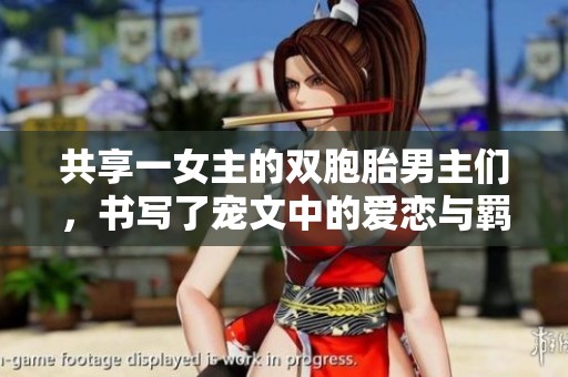 共享一女主的双胞胎男主们，书写了宠文中的爱恋与羁绊