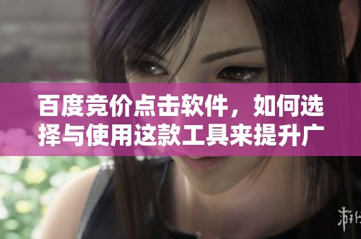 百度竞价点击软件，如何选择与使用这款工具来提升广告效果
