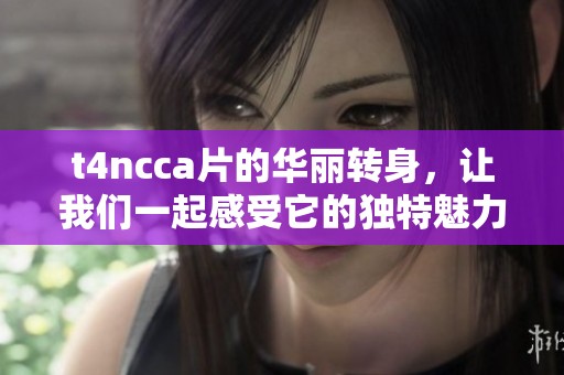 t4ncc**的华丽转身，让我们一起感受它的独特魅力与深厚底蕴