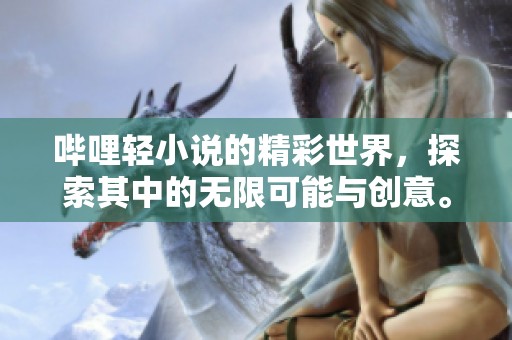 哔哩轻小说的精彩世界，探索其中的无限可能与创意。