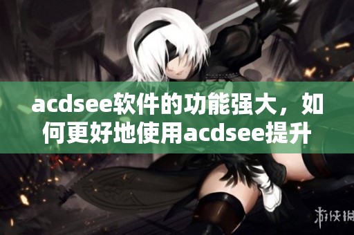 acdsee软件的功能强大，如何更好地使用acdsee提升你的图片管理体验？