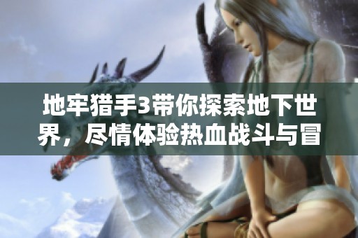 地牢猎手3带你探索地下世界，尽情体验热血战斗与冒险之旅！