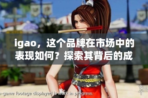 igao，这个品牌在市场中的表现如何？探索其背后的成功秘诀。