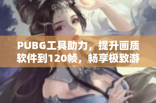 PUBG工具助力，提升画质软件到120帧，畅享极致游戏体验