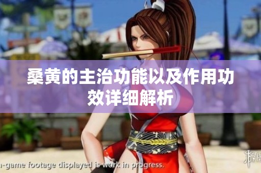 桑黄的主治功能以及作用功效详细解析