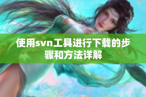 使用svn工具进行下载的步骤和方法详解