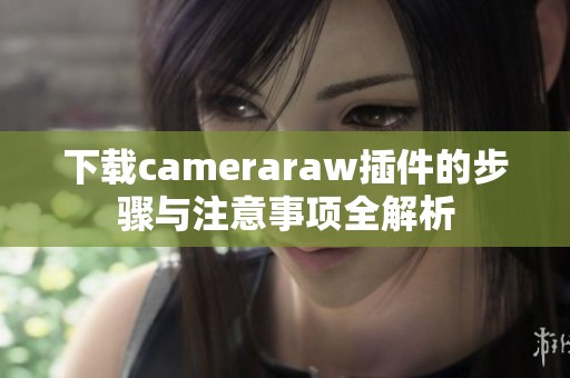 下载cameraraw插件的步骤与注意事项全解析
