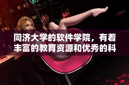同济大学的软件学院，有着丰富的教育资源和优秀的科研氛围。