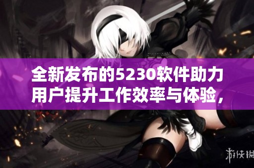 全新发布的5230软件助力用户提升工作效率与体验，快来了解它的精彩功能！