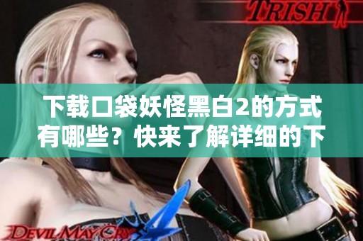 下载口袋妖怪黑白2的方式有哪些？快来了解详细的下载步骤与技巧吧！