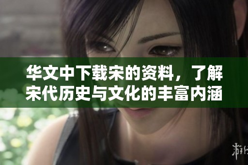 华文中下载宋的资料，了解宋代历史与文化的丰富内涵
