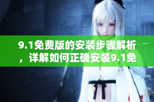 9.1免费版的安装步骤解析，详解如何正确安装9.1免费版的方法