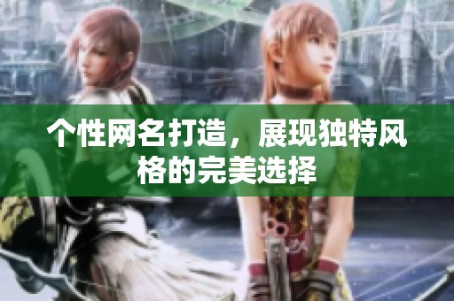 个性网名打造，展现独特风格的完美选择