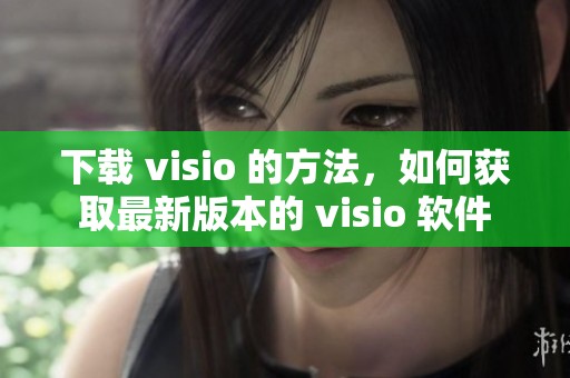 下载 visio 的方法，如何获取最新版本的 visio 软件