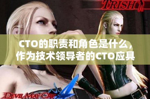 CTO的职责和角色是什么，作为技术领导者的CTO应具备哪些关键技能呢