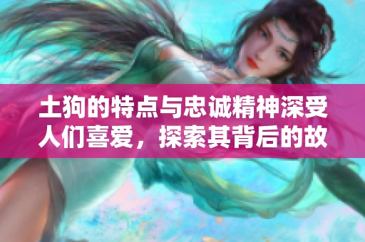 土狗的特点与忠诚精神深受人们喜爱，探索其背后的故事与价值。