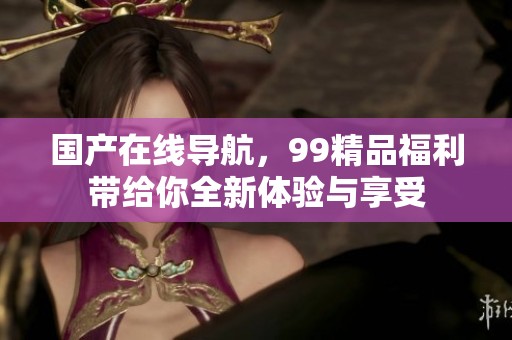 国产在线导航，99精品福利带给你全新体验与享受