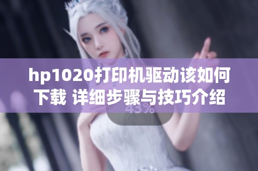 hp1020打印机驱动该如何下载 详细步骤与技巧介绍