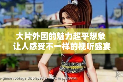大片外国的魅力超乎想象 让人感受不一样的视听盛宴