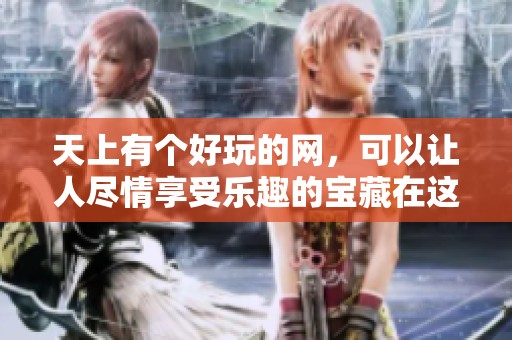 天上有个好玩的网，可以让人尽情享受乐趣的宝藏在这里等着你