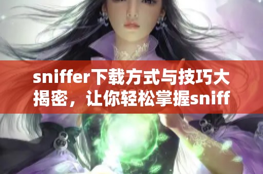 sniffer下载方式与技巧大揭密，让你轻松掌握sniffer的使用方法