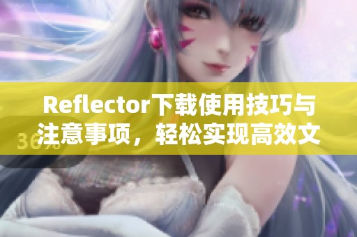 Reflector下载使用技巧与注意事项，轻松实现高效文件传输和管理