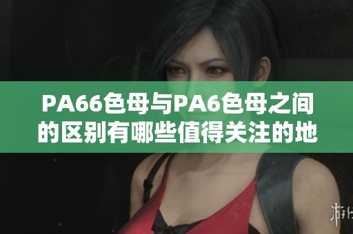 PA66色母与PA6色母之间的区别有哪些值得关注的地方呢