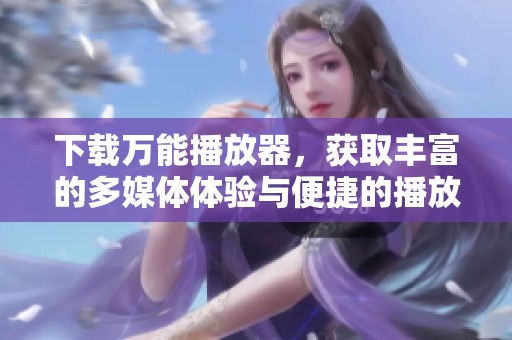 下载万能播放器，获取丰富的多媒体体验与便捷的播放功能