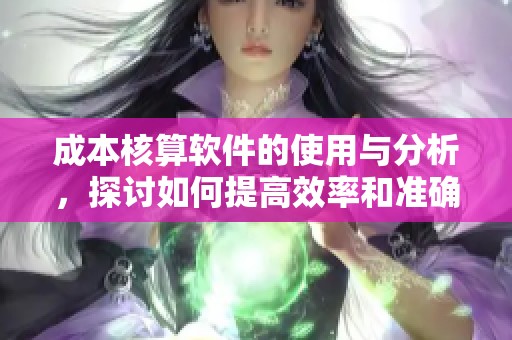 成本核算软件的使用与分析，探讨如何提高效率和准确性