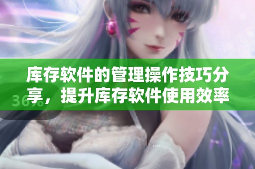 库存软件的管理操作技巧分享，提升库存软件使用效率的关键要素
