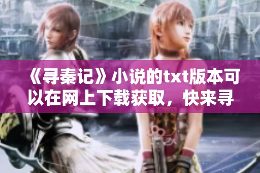 《寻秦记》小说的txt版本可以在网上下载获取，快来寻找吧