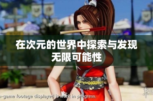 在次元的世界中探索与发现无限可能性