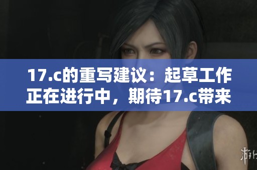 17.c的重写建议：起草工作正在进行中，期待17.c带来的新变化。